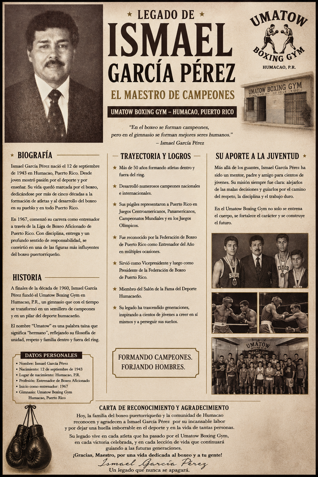 Articulo revisado del legado de Ismael Garcia Perez